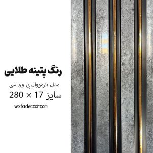 ترمووال پتینه طلایی - PVC