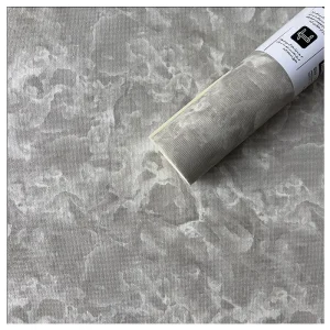 دیوارپوش فومی رولی طرح کتان چاپی طوسی ابر و باد دیوارپوش فومی رولی 70×280 رنگ طوسی دیوارپوش فومی طرح کتان چاپی رنگ ابر و باد نصب دیوارپوش فومی رولی طوسی روی دیوار دیوارپوش فومی رولی طرح کتان چاپی وستا دکور