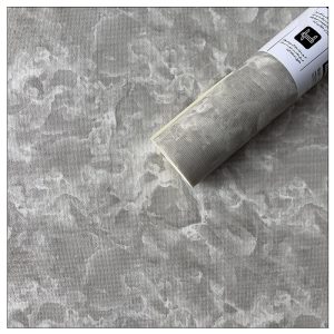 دیوارپوش فومی رولی طرح کتان چاپی طوسی ابر و باد دیوارپوش فومی رولی 70×280 رنگ طوسی دیوارپوش فومی طرح کتان چاپی رنگ ابر و باد نصب دیوارپوش فومی رولی طوسی روی دیوار دیوارپوش فومی رولی طرح کتان چاپی وستا دکور